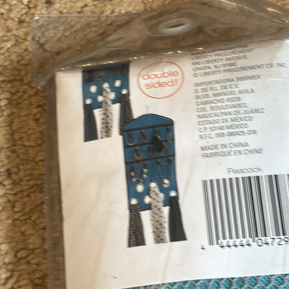 Hanging Jewelry Organizer by Easy Home Solutions 16” x 33” Double Sided New - Picture 5 of 6